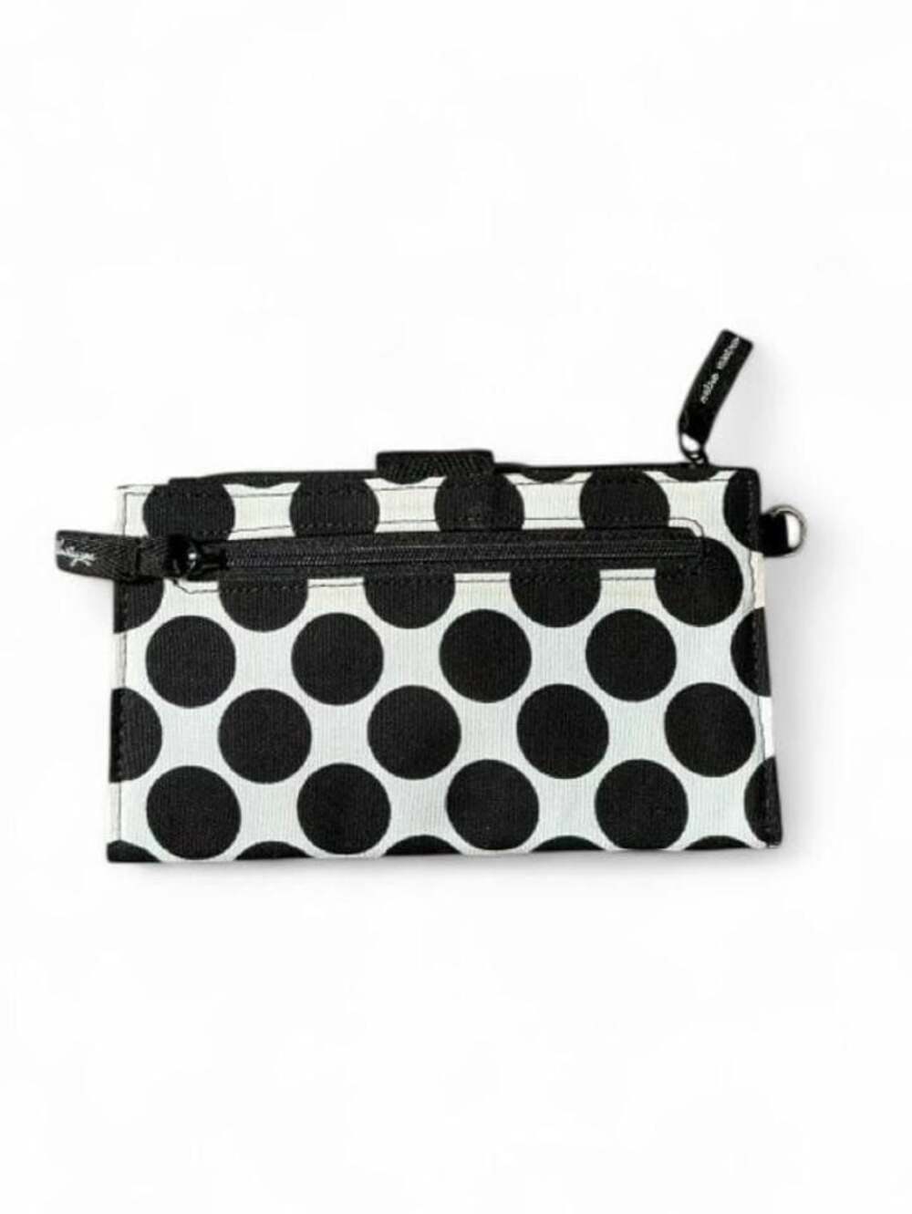Thirty‑One Black & White Polka Dot Wallet Clutch (One Size) - Picture 2 of 7